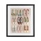 Stupell Industries Beatrice's Closet Shoes Framed Print Under Glass, design by Annabelle Hall